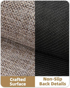 Color&Geometry Ultra Thin Indoor Door Mat 48"x72", Non Slip Rubber Backed Dirt - Image 6
