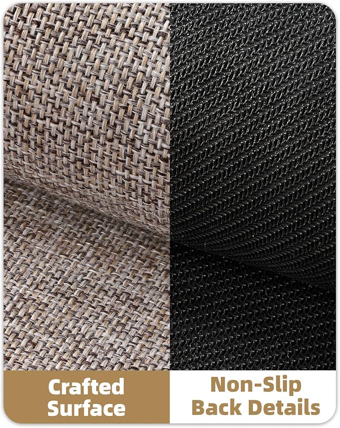 Color&Geometry Ultra Thin Indoor Door Mat 48"x72", Non Slip Rubber Backed Dirt - Image 6