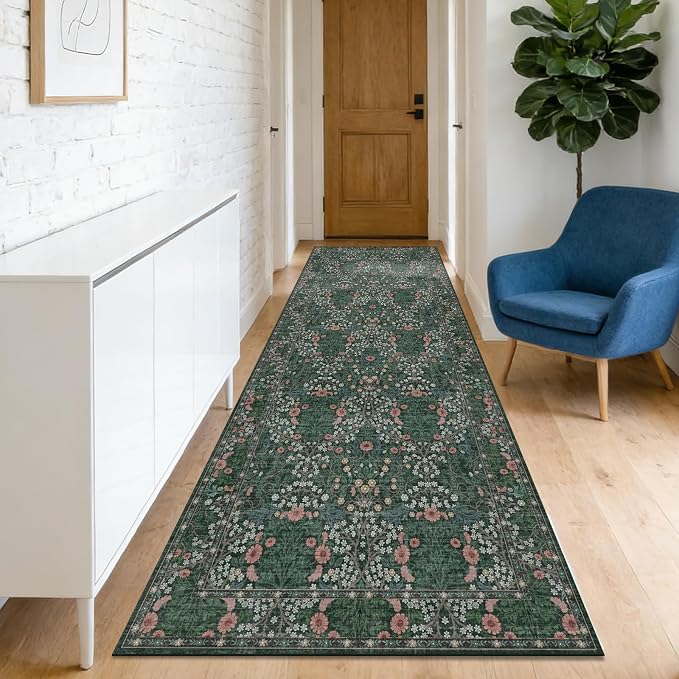 Washable 2' x 6' Runners for Hallways, Non Slip Long Floor Runner for Kitchen by Unknown
