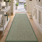 DEX Hallway Runner Rug 2'4''x12, Non Slip Rubber Backing Inside Entryway Carpet - Image 7