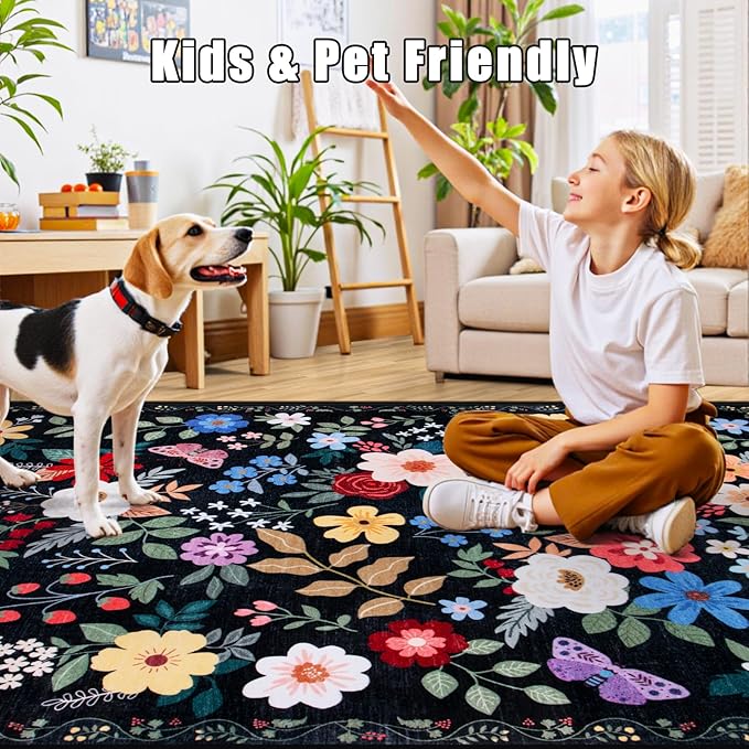 Runner Rug for Entryway: 2.6x10 Kitchen Rugs Non Slip Washable Ultra-Thin Soft - Image 6