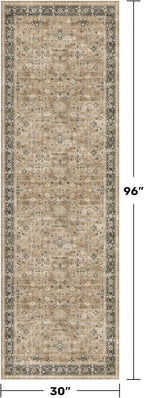 Distressed Taupe Washable Long Runners - Image 2