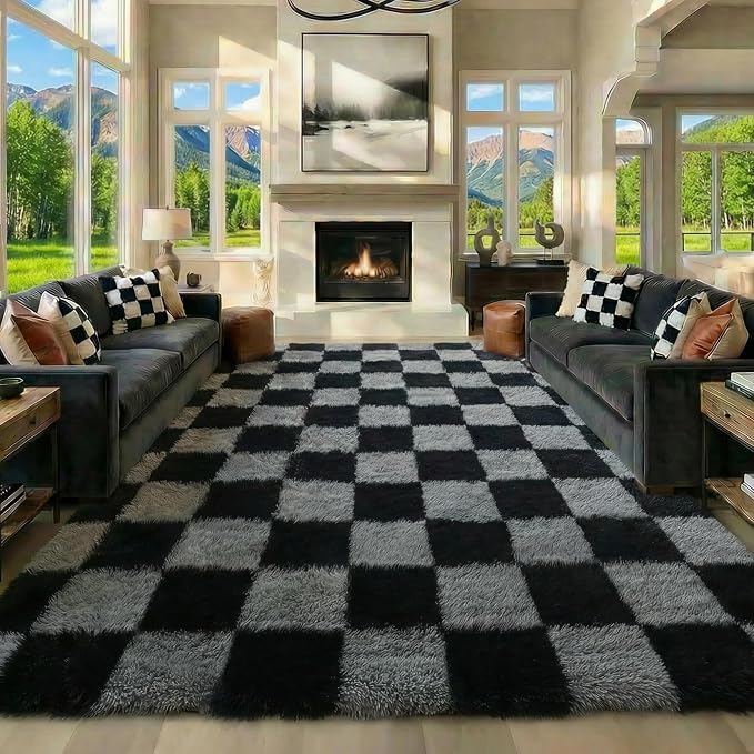 KICMOR Large Rugs for Living Room 7x10 Area Rug, Indoor Soft Plush Rug for Kids by KICMOR