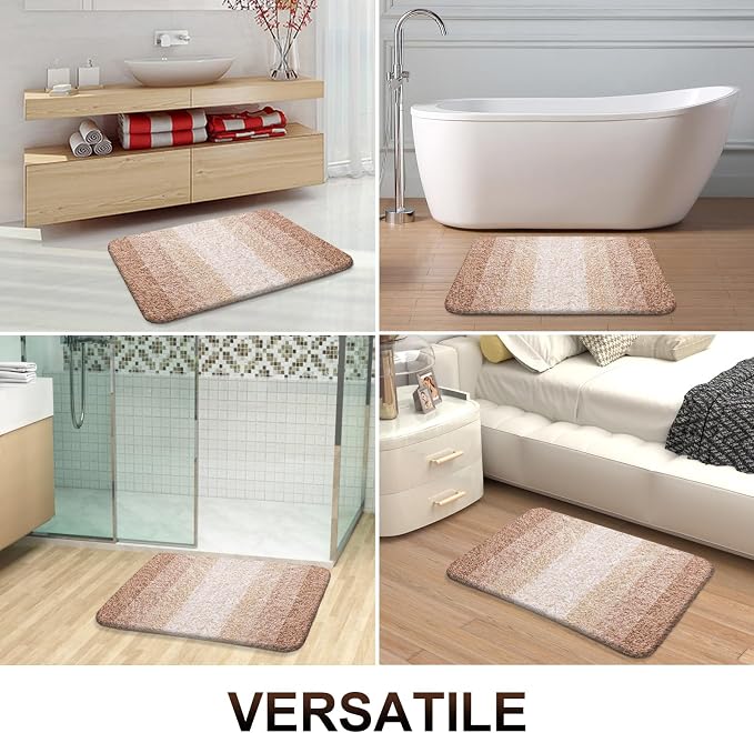 OLANLY Large Bathroom Rugs Mat 45x27, Extra Soft Absorbent Microfiber Bath Rugs - Image 7