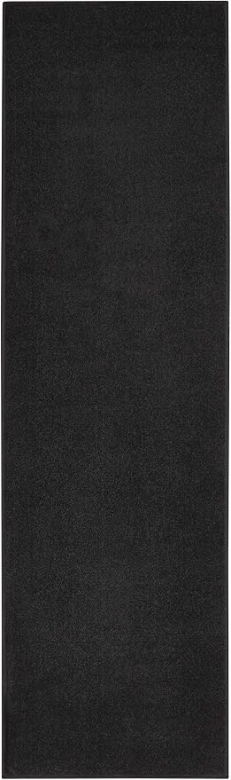 Nourison Home Nourison Essentials Black 2'2" x 7'6" Area Rug - Image 6