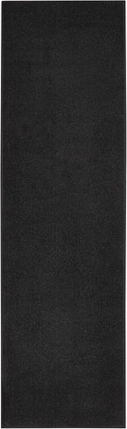 Nourison Home Nourison Essentials Black 2'2" x 7'6" Area Rug - Image 6