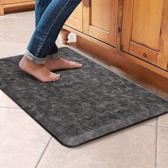 KMAT Kitchen Mat Cushioned Anti-Fatigue Floor Mat Waterproof Non-Slip Standing by KMAT