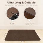 Sycoodeal Office Chair Mat for Hardwood Floor, Office Computer Gaming Chair Mat - Image 3