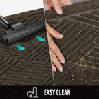 HIYARD Sturdy Front Door Mat, Absorbent Muddy Dirt Resist Welcome Door Mats - Image 7