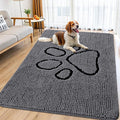 Smiry Dog Door Mat for Muddy Paws, Absorbent Dirt Trapper Non Slip Quick Dry by Smiry