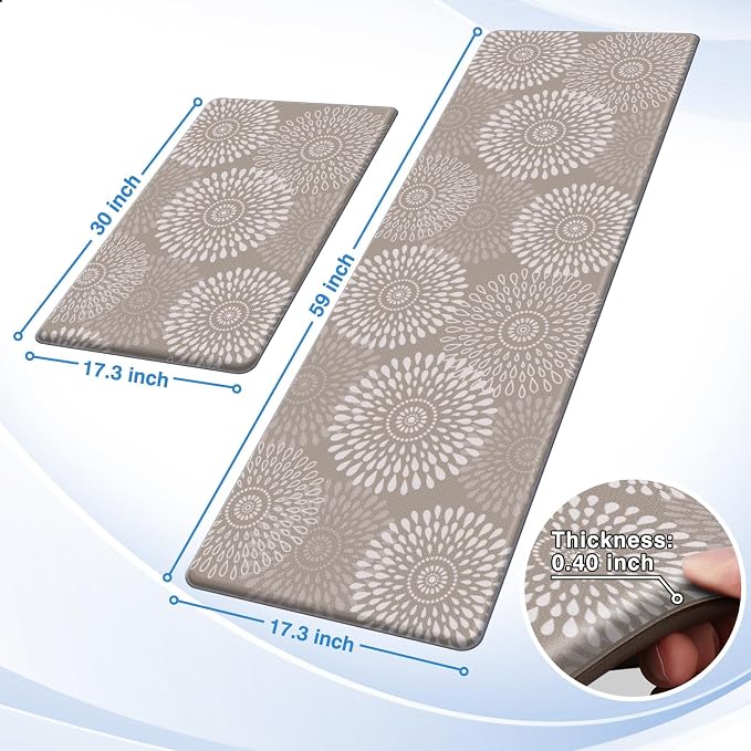 LuxStep Kitchen Mat Cushioned Rugs Anti-Fatigue Mats - Image 3