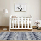 Nakagishi Area Rug Living Room Rugs: 3X8 Machine Washable Boho Large Neutral - Image 9