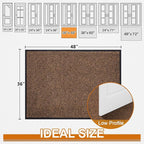 Mibao Front Door Mat Indoor Entrance, Dirt Trapper Welcome Mat - Image 2