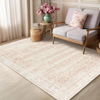 BILEEHOME Light Pink Nursery Rug - Image 8