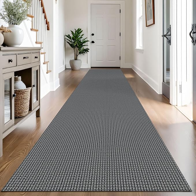 IOHOUZE Washable Exrea Long Hallway Runner Rug 3x14 Non Slip Rubber Backed by iOhouze