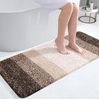 OLANLY Bathroom Runner Rugs Mat 47x20, Extra Soft Absorbent Microfiber Bath Rugs by OLANLY