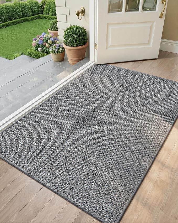 Color&Geometry Ultra-Thin Indoor Door Mat, Washable Doormat by COLORG