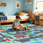 Capslpad Kids Rug Educational Learning Rug 6.6' x 9.8' Classroom Carpet Traffic - Image 6