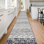 KUTA Extra Long Runner Rug for Hallway 2.6x20ft, Vintage Boho Washable Kitchen - Image 2
