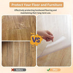 OstepDecor Clear Runner Rug for Hallway, 24 x 72 Inch Clear Floor Protector - Image 5