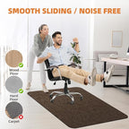 Office Chair Mat for Hardwood and Tile Floor, Anti-Slip Mat for Rolling Chair - Image 2