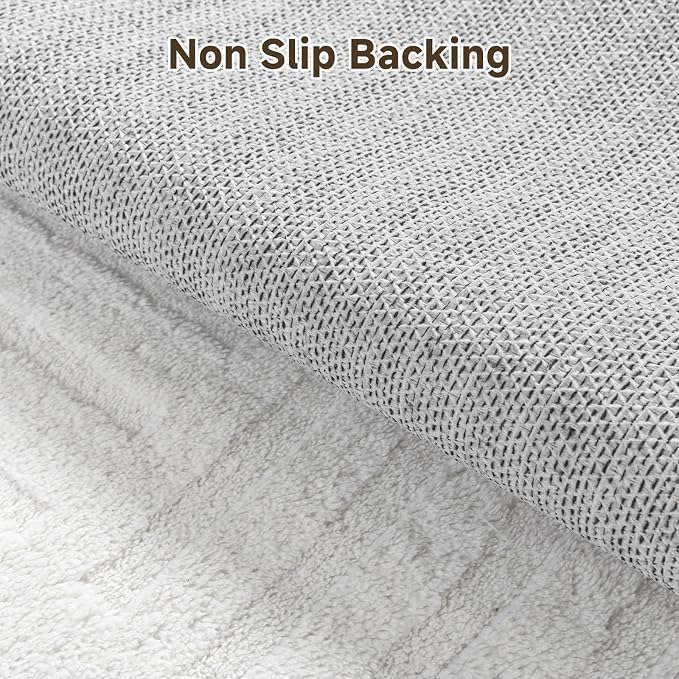 Pauwer 4x6 Washable Area Rugs for Living Room Modern White Solid Color Soft - Image 5