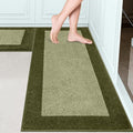 Machine Washable Runner Rugs Set of 2, Non Slip Kitchen Mats by Unknown