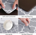 KMAT Kitchen Mat Cushioned Anti-Fatigue Kitchen Rug, Waterproof Non-Slip - Image 3