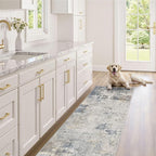 UERMEI 2x6 Washable Runner Rug for Hallway, Non Slip Low Pile Kitchen Carpet - Image 5