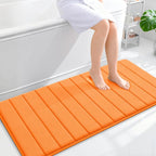 OLANLY Memory Foam Bath Mat 47x24, Super Soft Absorbent Bathroom Rugs, Quick Dry by OLANLY