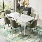 Rugflix 5x7 Area Rugs for Living Room, Washable Large Rug Stain-Resistant Low - Image 3