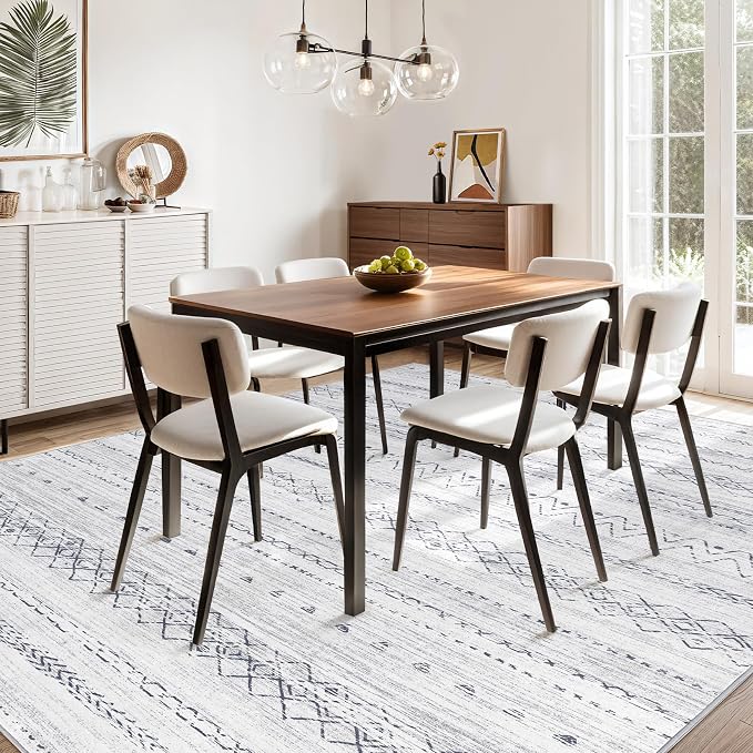 cotiled 7x9 Area Rugs Living Room Rug: Washable Boho Rugs - Image 9