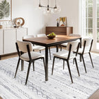cotiled 7x9 Area Rugs Living Room Rug: Washable Boho Rugs - Image 9