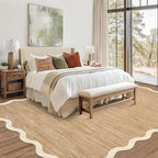 GarveeHome Scalloped Washable Rug 8x10 Rugs - Image 3