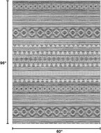 cotiled 5x8 Area Rugs Living Room Rug: Washable Boho Rugs - Image 2