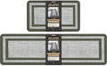 Mattitude Kitchen Mats Set of 2 Cushioned Rugs 0.47 inch Thick Anti-Fatigue Mats by Mattitude