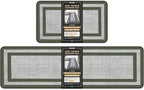 Mattitude Kitchen Mats Set of 2 Cushioned Rugs 0.47 inch Thick Anti-Fatigue Mats by Mattitude