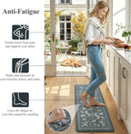 LEEVAN Anti Fatigue Mats for Kitchen Floor Non-Slip, Cushioned Kitchen Mats for - Image 3