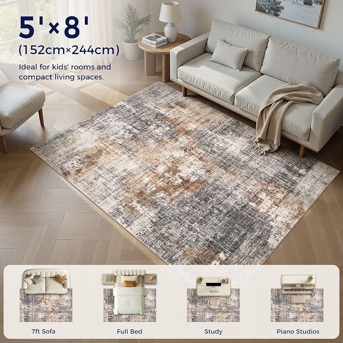DMOYEST Area Rug Living Room Rugs - Image 5