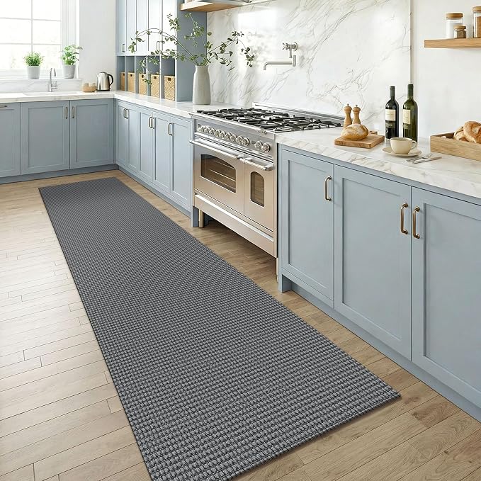 KOZYFLY Cotton Runners for Hallway 2.5'x8', Washable Runner Rug, Woven Non Slip - Image 2