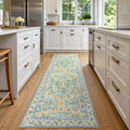 Wonnitar Washable Runners for Hallways, Boho 8ft Non Silp Extra Long Rugs for by Wonnitar