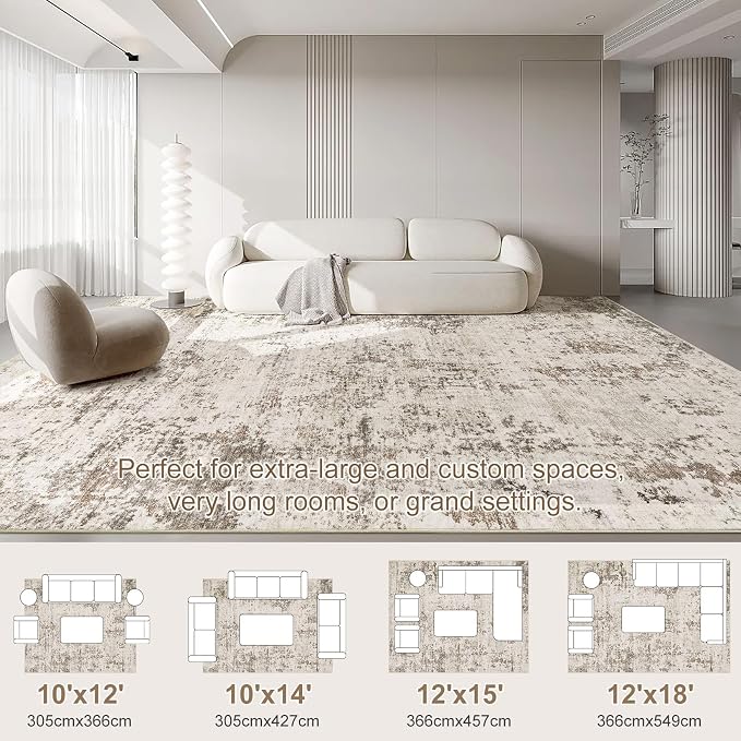 UERMEI 10x14 Washable Area Rug - Image 7