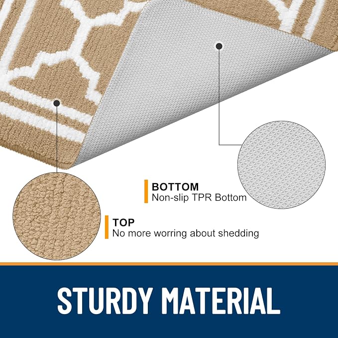 Buganda Indoor Door Mat, Dirt-Resistant and Absorbent Doormat, Low Profile - Image 4