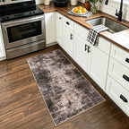 IOHOUZE Abstract Runner Rug 2x4 Ft Entryway Rugs Washable Door Mat Indoor - Image 2