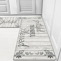 HEBE Anti Fatigue Kitchen Mat Set of 2 Non Slip Cushioned Kitchen Mats by HEBE