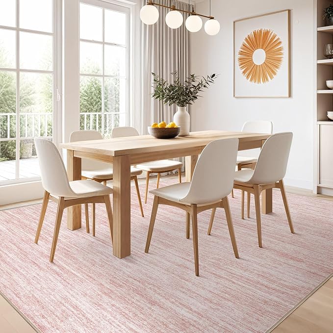 Nakagishi 6X9 Area Rugs Living Room: Washable Large Vintage Rug Neutral - Image 7