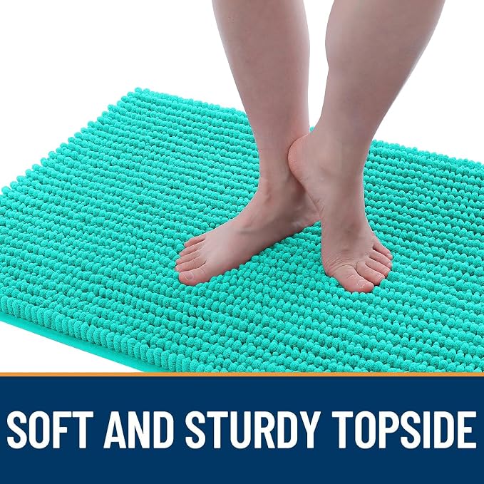 OLANLY Dog Door Mat for Muddy Paws 30x20, Ultra Absorbent Chenille Mud Doormat - Image 3