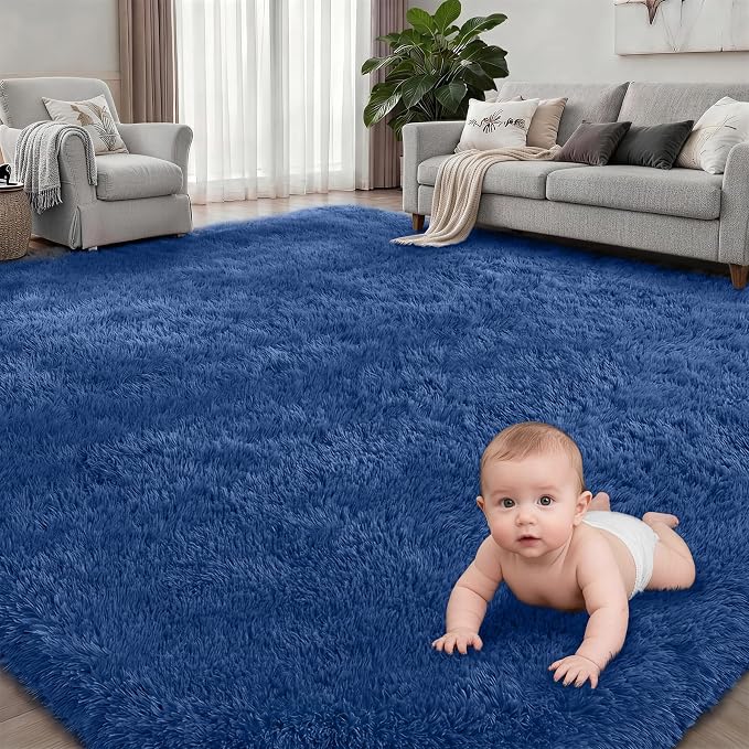6x9 Area Rugs for Living Room Bedroom: Ultra Soft Fluffy Shag Rug Upgrade - Image 2