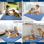 OLANLY Dog Door Mat for Muddy Paws 44x24, Ultra Absorbent Chenille Mud Doormat - Image 8