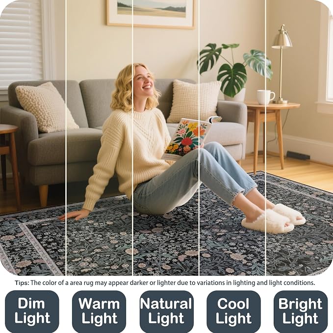Washable 2' x 6' Runners for Hallways, Non Slip Long Floor Runner for Kitchen - Image 5